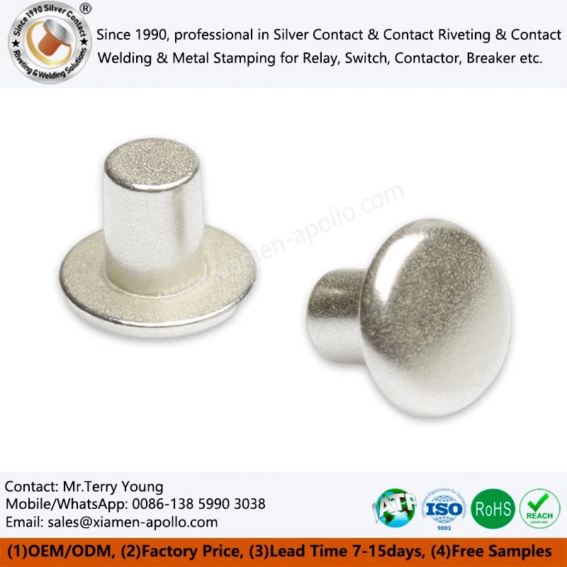 Silver Contact Rivets for PCB