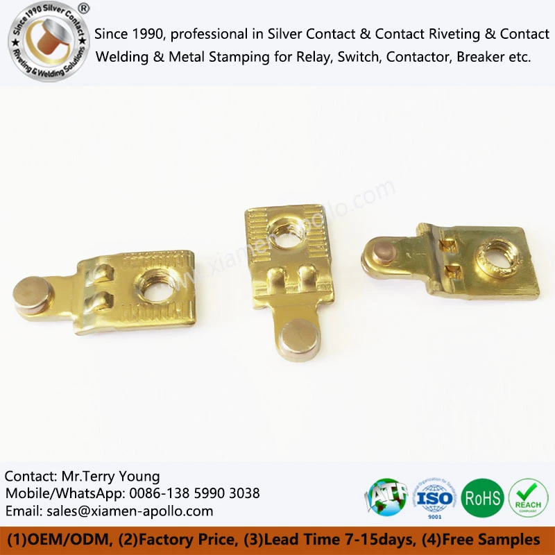 Low-Voltage AC Relay Contact By Riveting Low-Voltage AC Relay Contact By Riveting