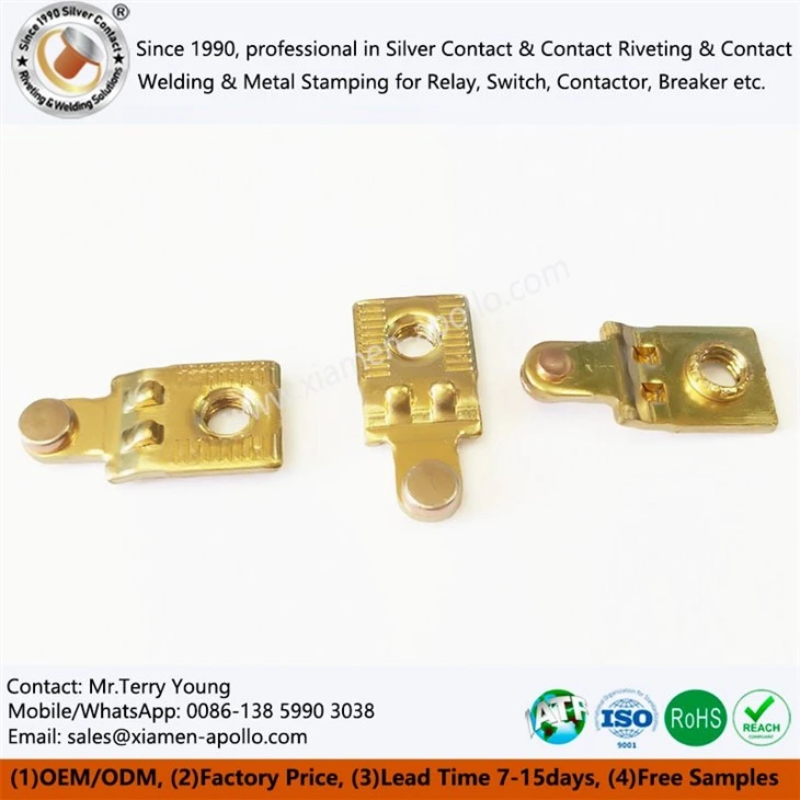 Low-Voltage AC Relay Contact By Riveting